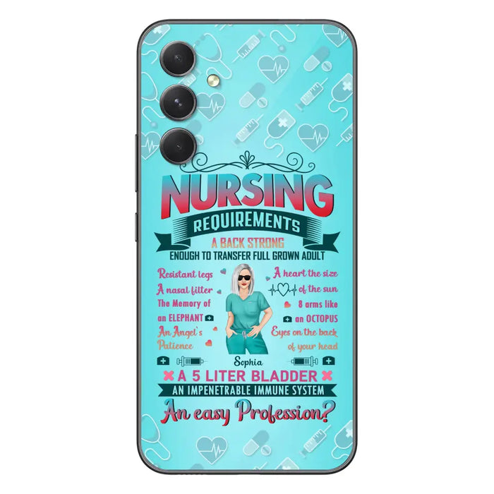 Custom Personalized Nurse Phone Case For iPhone/ Samsung - Nurse/ Birthday Gift Idea - Nursing Requirements