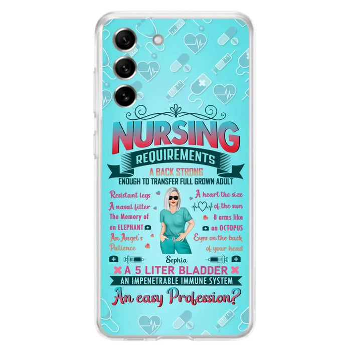 Custom Personalized Nurse Phone Case For iPhone/ Samsung - Nurse/ Birthday Gift Idea - Nursing Requirements