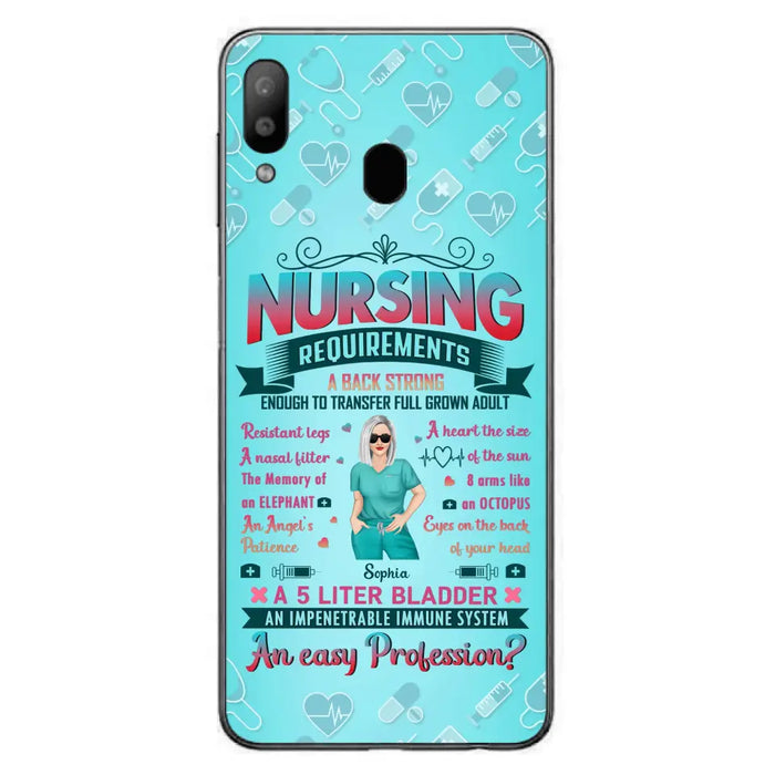 Custom Personalized Nurse Phone Case For iPhone/ Samsung - Nurse/ Birthday Gift Idea - Nursing Requirements