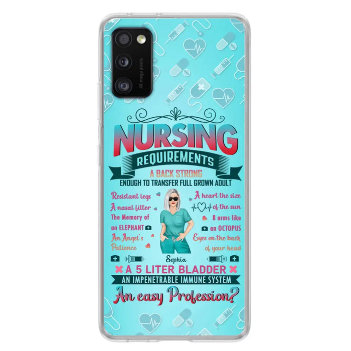 Custom Personalized Nurse Phone Case For iPhone/ Samsung - Nurse/ Birthday Gift Idea - Nursing Requirements