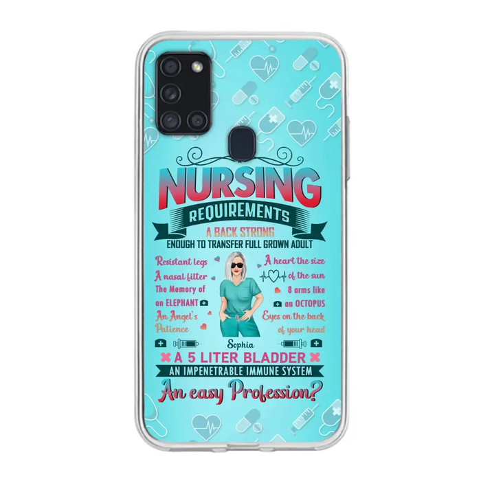 Custom Personalized Nurse Phone Case For iPhone/ Samsung - Nurse/ Birthday Gift Idea - Nursing Requirements