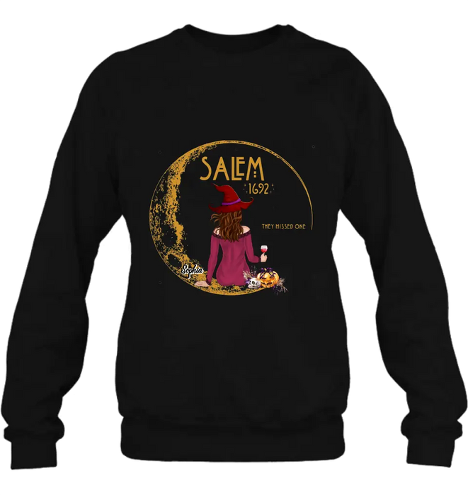 Custom Personalized Salem 1692 Witch T-shirt/ Long Sleeve/ Sweatshirt/ Hoodie - Halloween Gift Idea - They Missed One