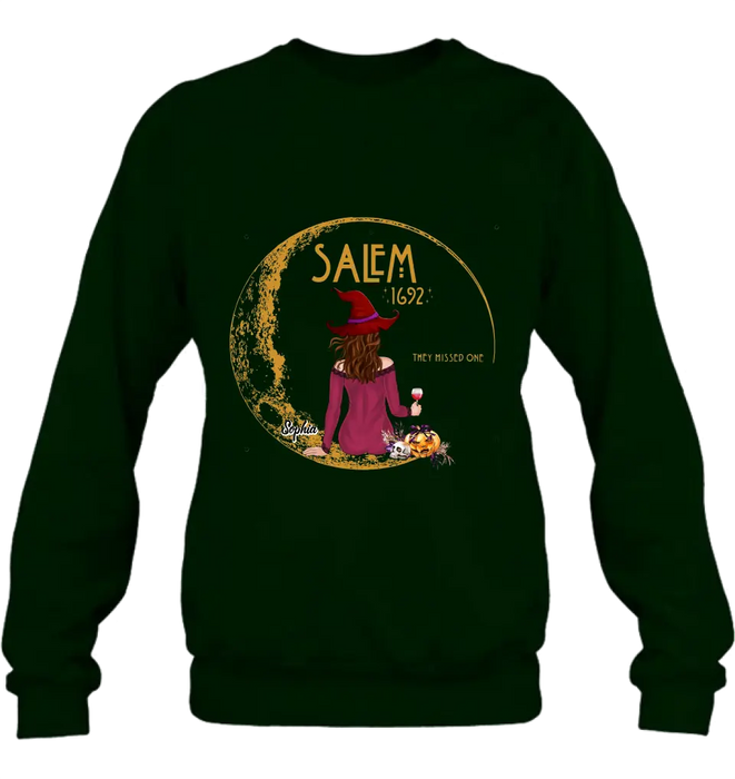 Custom Personalized Salem 1692 Witch T-shirt/ Long Sleeve/ Sweatshirt/ Hoodie - Halloween Gift Idea - They Missed One