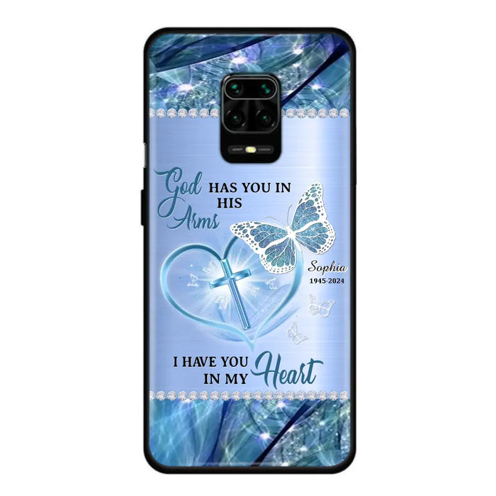 Custom Personalized Memorial Phone Case - Memorial Gift Idea For Family Member - God Has You In His Arms I Have You in My Heart - Case For Xiaomi/ Oppo/ Huawei