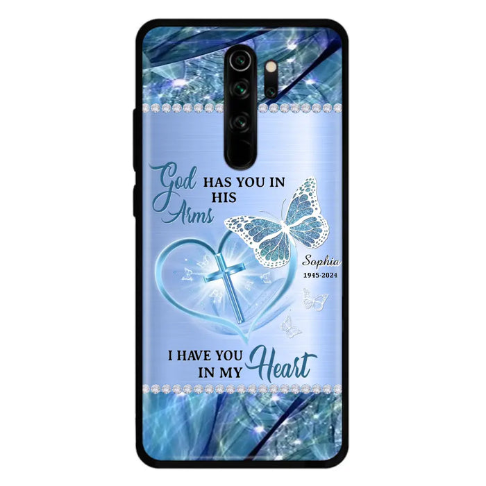 Custom Personalized Memorial Phone Case - Memorial Gift Idea For Family Member - God Has You In His Arms I Have You in My Heart - Case For Xiaomi/ Oppo/ Huawei