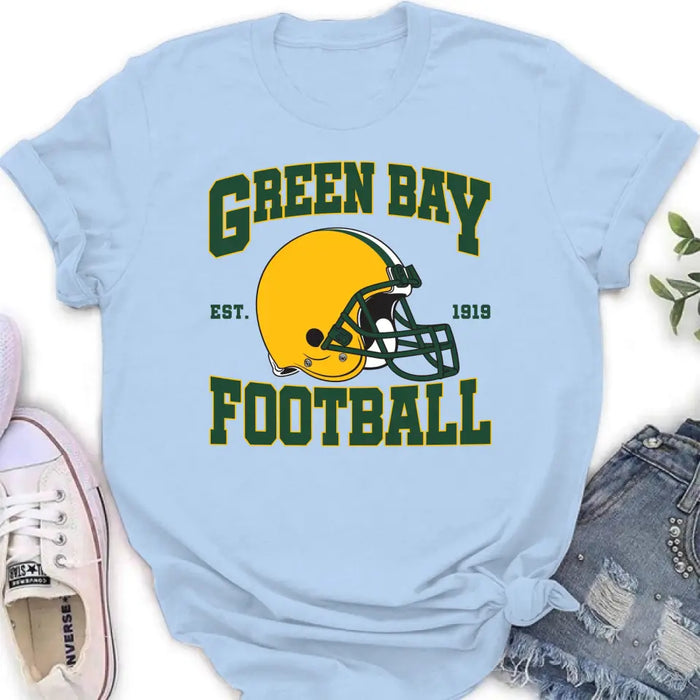 Custom Personalized Green Bay Football T-shirt - Gift Idea For Sports Lover