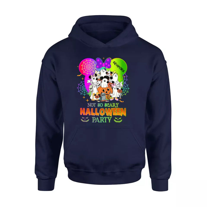 Custom Personalized Halloween Party T-shirt/ Long Sleeve/ Sweatshirt/ Hoodie - Halloween Gift Idea For Family/ Friends - Not So Scary Halloween Party