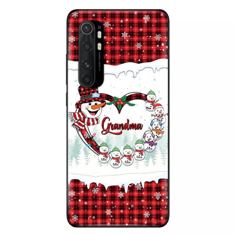 Personalized Christmas Grandma Children Phone Case - Gift For Grandma/Mom - Up to 8 Kids - Case For Xiaomi/Oppo/Huawei
