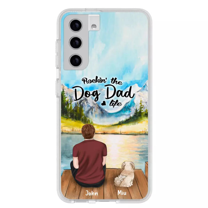 Personalized Pet Mom/Dad Phone Case - Chubby or Slim with up to 7 Pets