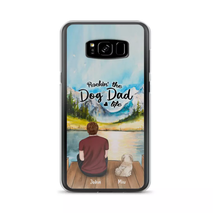 Personalized Pet Mom/Dad Phone Case - Chubby or Slim with up to 7 Pets