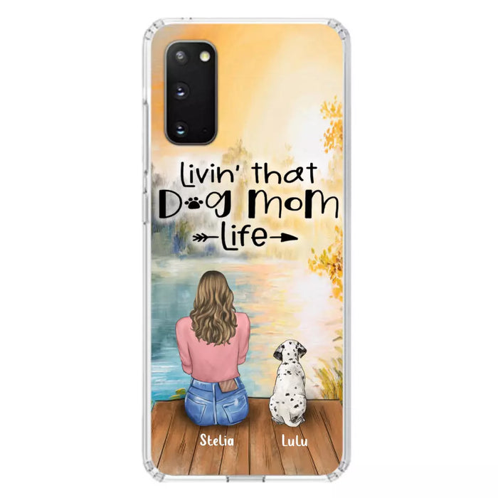 Custom Personalized Dog Mom Phone Case - Gift for Dog Lovers - iPhone & Samsung Case with upto 4 Dogs