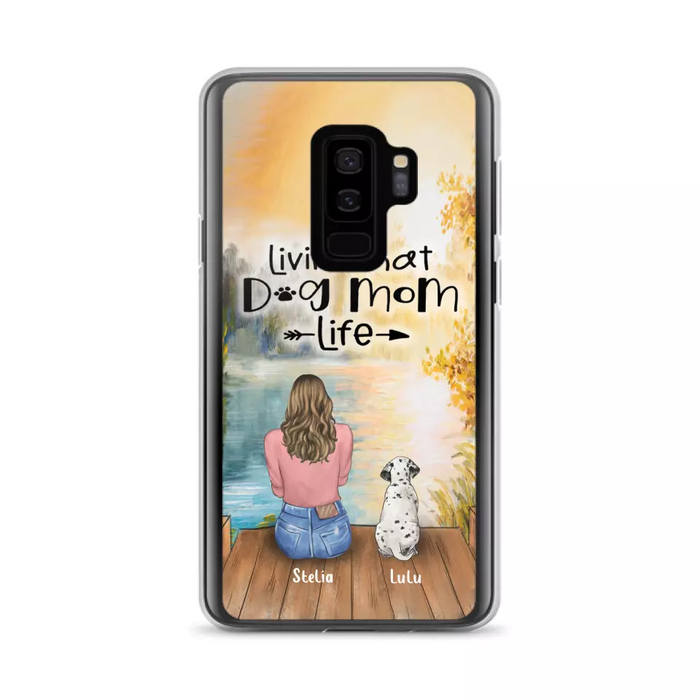 Custom Personalized Dog Mom Phone Case - Gift for Dog Lovers - iPhone & Samsung Case with upto 4 Dogs