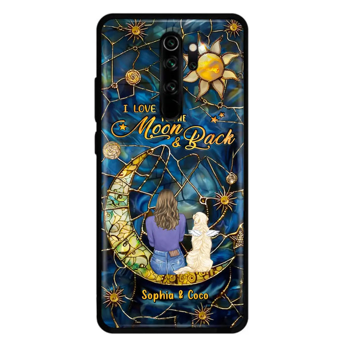 Custom Personalized Memorial Pet Phone Case - Memorial Gift Idea For Pet Lover - Case For Xiaomi/ Oppo/ Huawei - I Love You To The Moon & Back