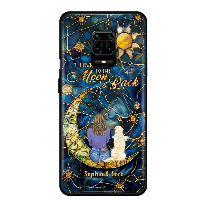 Custom Personalized Memorial Pet Phone Case - Memorial Gift Idea For Pet Lover - Case For Xiaomi/ Oppo/ Huawei - I Love You To The Moon & Back