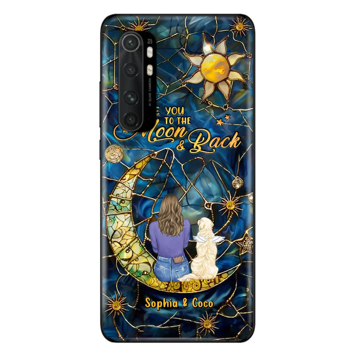 Custom Personalized Memorial Pet Phone Case - Memorial Gift Idea For Pet Lover - Case For Xiaomi/ Oppo/ Huawei - I Love You To The Moon & Back