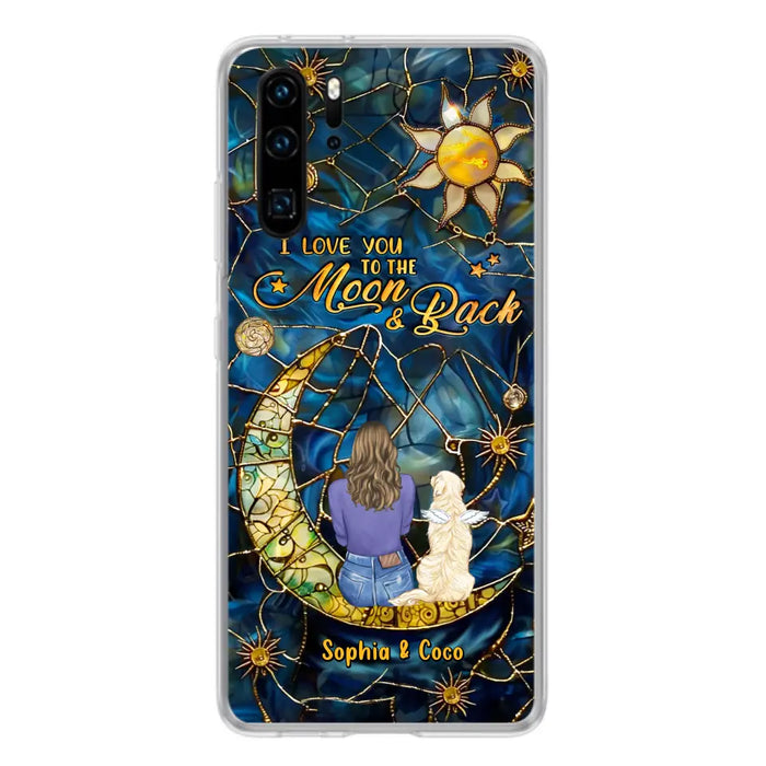 Custom Personalized Memorial Pet Phone Case - Memorial Gift Idea For Pet Lover - Case For Xiaomi/ Oppo/ Huawei - I Love You To The Moon & Back