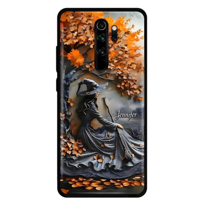 Custom Personalized Witch Broom Phone Case - Halloween/ Birthday Gift Idea For Yourself, Women, Witch Lovers - Case For Xiaomi/ Oppo/ Huawei