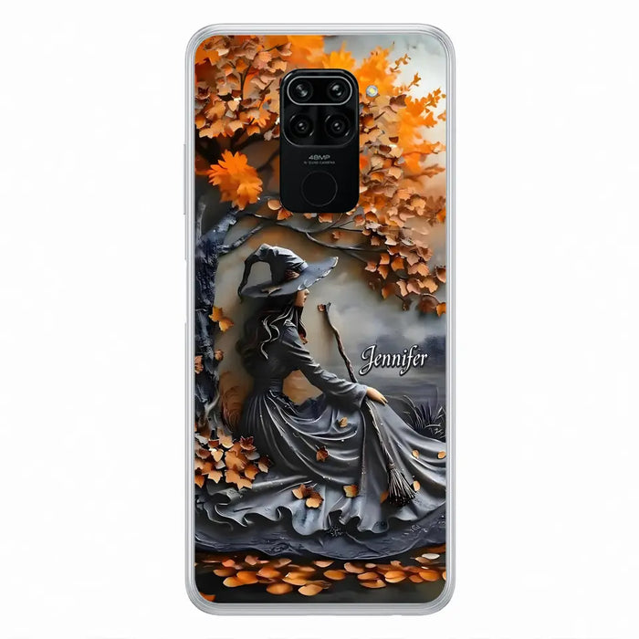 Custom Personalized Witch Broom Phone Case - Halloween/ Birthday Gift Idea For Yourself, Women, Witch Lovers - Case For Xiaomi/ Oppo/ Huawei