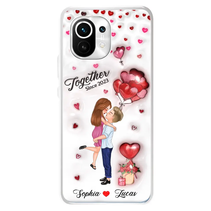 Custom Personalized Couple 3D Phone Case - Gift Idea For Couple - Case For Xiaomi/ Oppo/ Huawei - Together Since