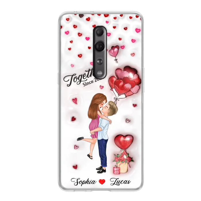 Custom Personalized Couple 3D Phone Case - Gift Idea For Couple - Case For Xiaomi/ Oppo/ Huawei - Together Since