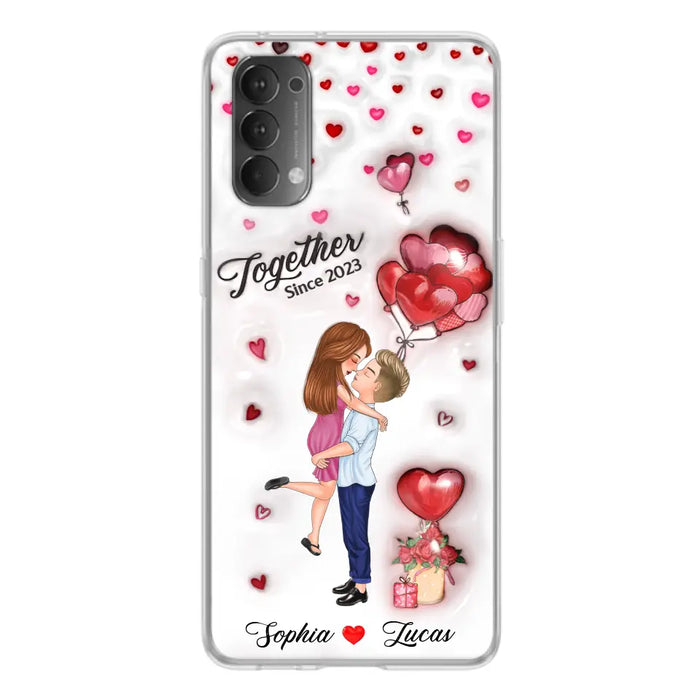 Custom Personalized Couple 3D Phone Case - Gift Idea For Couple - Case For Xiaomi/ Oppo/ Huawei - Together Since