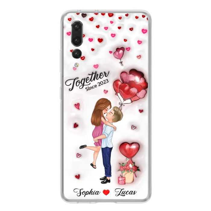 Custom Personalized Couple 3D Phone Case - Gift Idea For Couple - Case For Xiaomi/ Oppo/ Huawei - Together Since