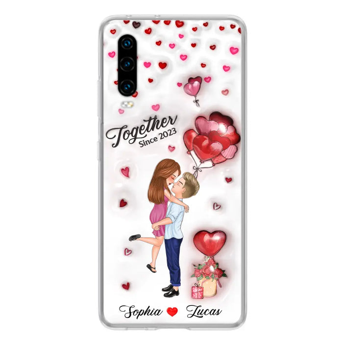 Custom Personalized Couple 3D Phone Case - Gift Idea For Couple - Case For Xiaomi/ Oppo/ Huawei - Together Since