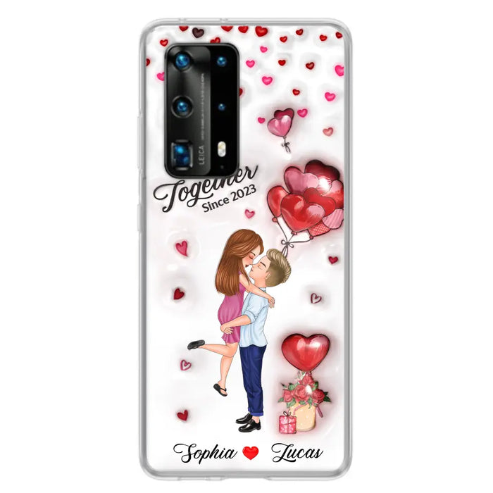 Custom Personalized Couple 3D Phone Case - Gift Idea For Couple - Case For Xiaomi/ Oppo/ Huawei - Together Since