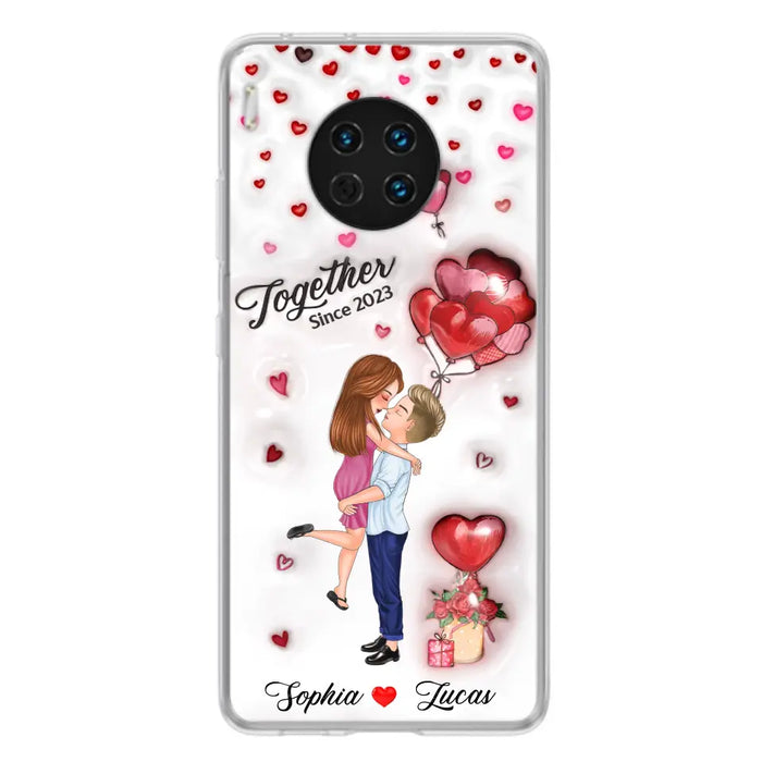 Custom Personalized Couple 3D Phone Case - Gift Idea For Couple - Case For Xiaomi/ Oppo/ Huawei - Together Since