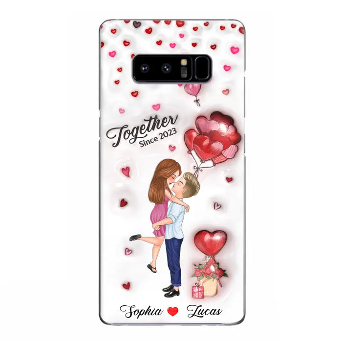 Custom Personalized Couple 3D Phone Case - Gift Idea For Couple - Case For iPhone/ Samsung - Together Since