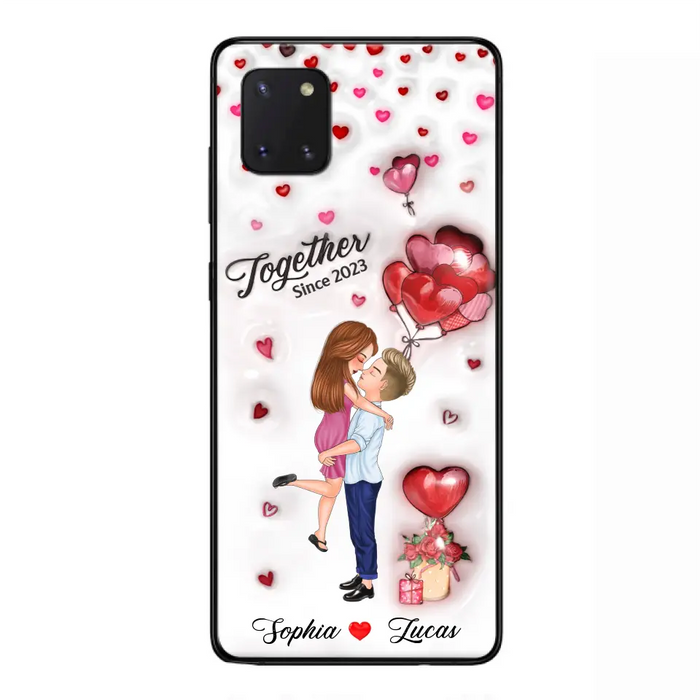 Custom Personalized Couple 3D Phone Case - Gift Idea For Couple - Case For iPhone/ Samsung - Together Since