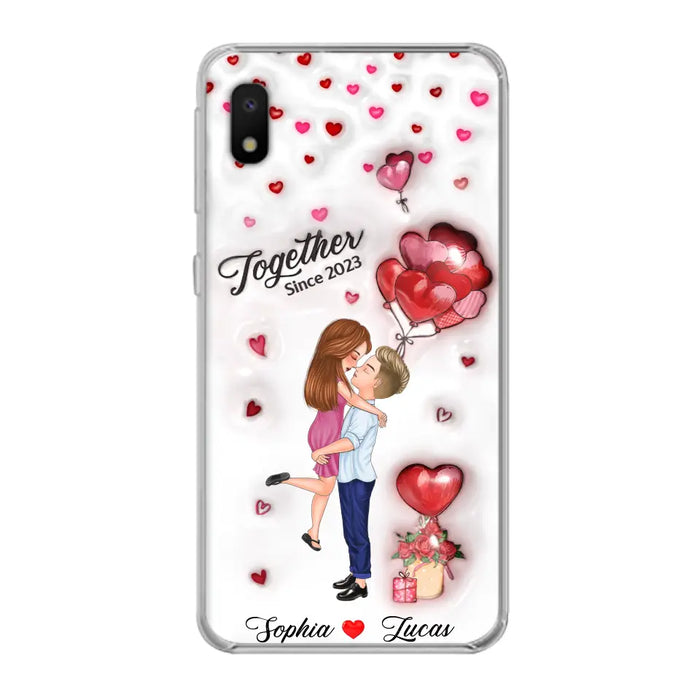 Custom Personalized Couple 3D Phone Case - Gift Idea For Couple - Case For iPhone/ Samsung - Together Since