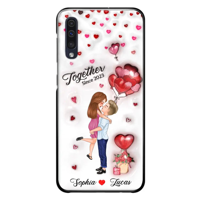 Custom Personalized Couple 3D Phone Case - Gift Idea For Couple - Case For iPhone/ Samsung - Together Since