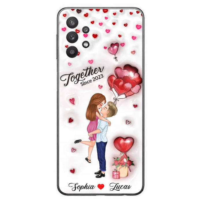 Custom Personalized Couple 3D Phone Case - Gift Idea For Couple - Case For iPhone/ Samsung - Together Since