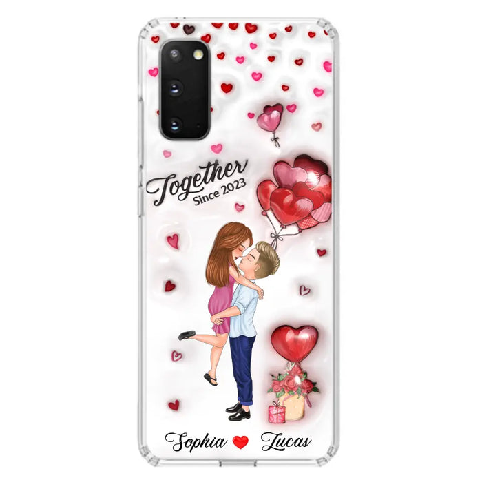 Custom Personalized Couple 3D Phone Case - Gift Idea For Couple - Case For iPhone/ Samsung - Together Since