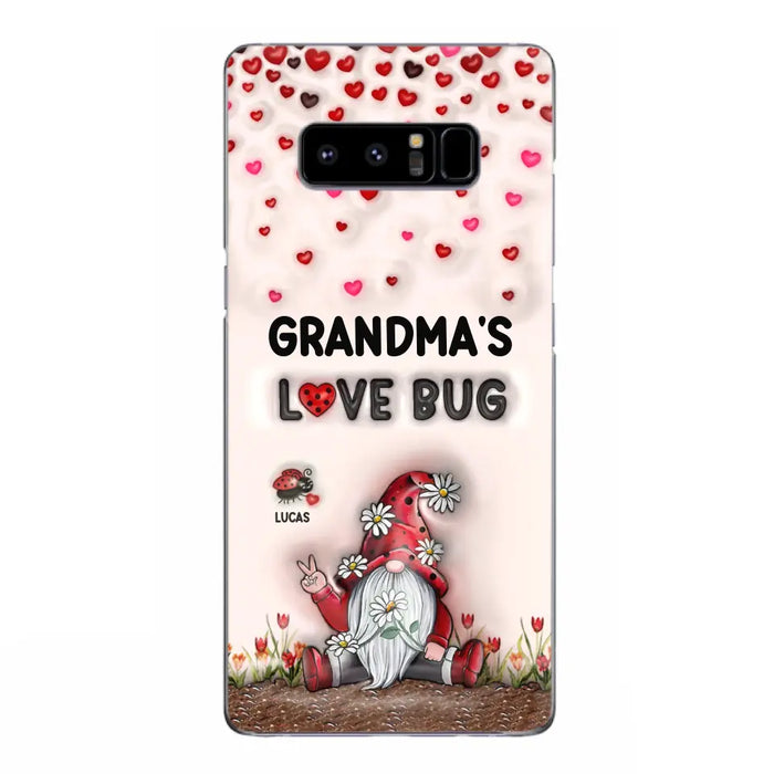 Custom Personalized Grandma's Love Bugs Phone Case - Upto 12 Kids - Mother's Day Gift Idea for Grandma/ Mom - Case for iPhone/ Samsung