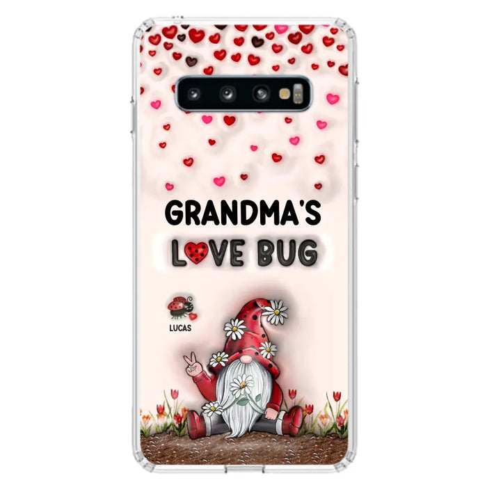 Custom Personalized Grandma's Love Bugs Phone Case - Upto 12 Kids - Mother's Day Gift Idea for Grandma/ Mom - Case for iPhone/ Samsung