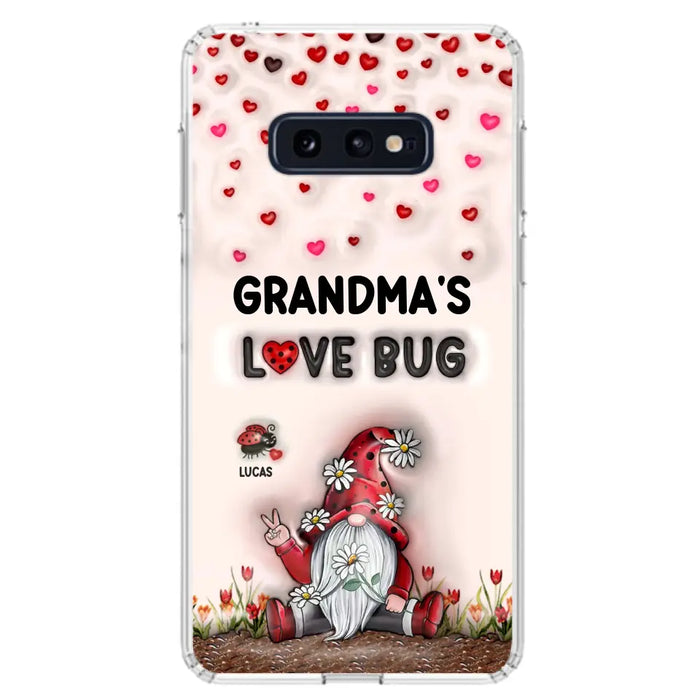 Custom Personalized Grandma's Love Bugs Phone Case - Upto 12 Kids - Mother's Day Gift Idea for Grandma/ Mom - Case for iPhone/ Samsung