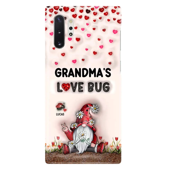 Custom Personalized Grandma's Love Bugs Phone Case - Upto 12 Kids - Mother's Day Gift Idea for Grandma/ Mom - Case for iPhone/ Samsung