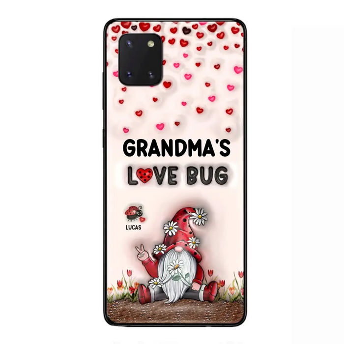 Custom Personalized Grandma's Love Bugs Phone Case - Upto 12 Kids - Mother's Day Gift Idea for Grandma/ Mom - Case for iPhone/ Samsung