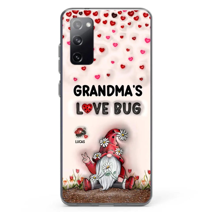 Custom Personalized Grandma's Love Bugs Phone Case - Upto 12 Kids - Mother's Day Gift Idea for Grandma/ Mom - Case for iPhone/ Samsung