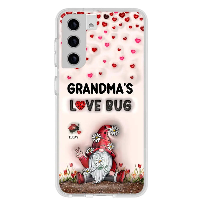 Custom Personalized Grandma's Love Bugs Phone Case - Upto 12 Kids - Mother's Day Gift Idea for Grandma/ Mom - Case for iPhone/ Samsung