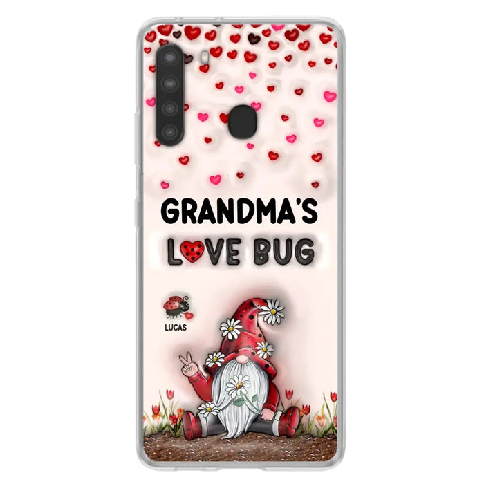 Custom Personalized Grandma's Love Bugs Phone Case - Upto 12 Kids - Mother's Day Gift Idea for Grandma/ Mom - Case for iPhone/ Samsung