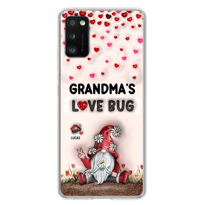 Custom Personalized Grandma's Love Bugs Phone Case - Upto 12 Kids - Mother's Day Gift Idea for Grandma/ Mom - Case for iPhone/ Samsung