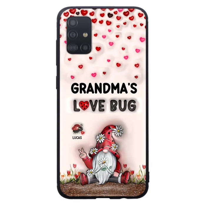 Custom Personalized Grandma's Love Bugs Phone Case - Upto 12 Kids - Mother's Day Gift Idea for Grandma/ Mom - Case for iPhone/ Samsung