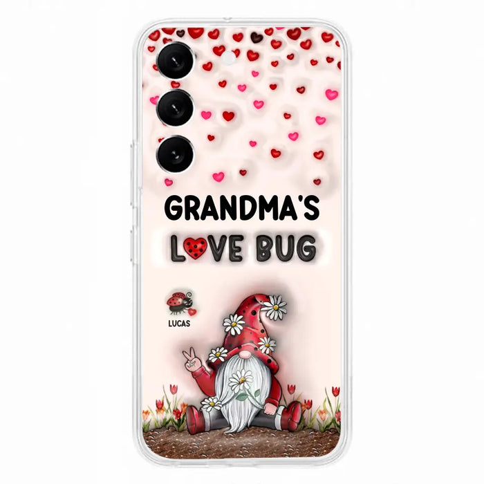 Custom Personalized Grandma's Love Bugs Phone Case - Upto 12 Kids - Mother's Day Gift Idea for Grandma/ Mom - Case for iPhone/ Samsung