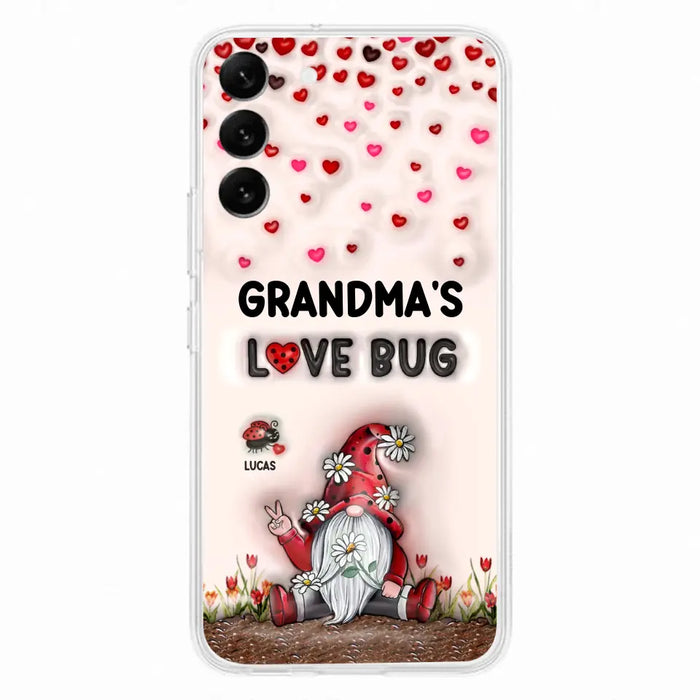 Custom Personalized Grandma's Love Bugs Phone Case - Upto 12 Kids - Mother's Day Gift Idea for Grandma/ Mom - Case for iPhone/ Samsung