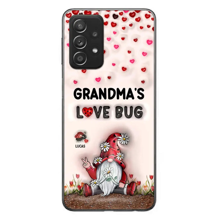 Custom Personalized Grandma's Love Bugs Phone Case - Upto 12 Kids - Mother's Day Gift Idea for Grandma/ Mom - Case for iPhone/ Samsung