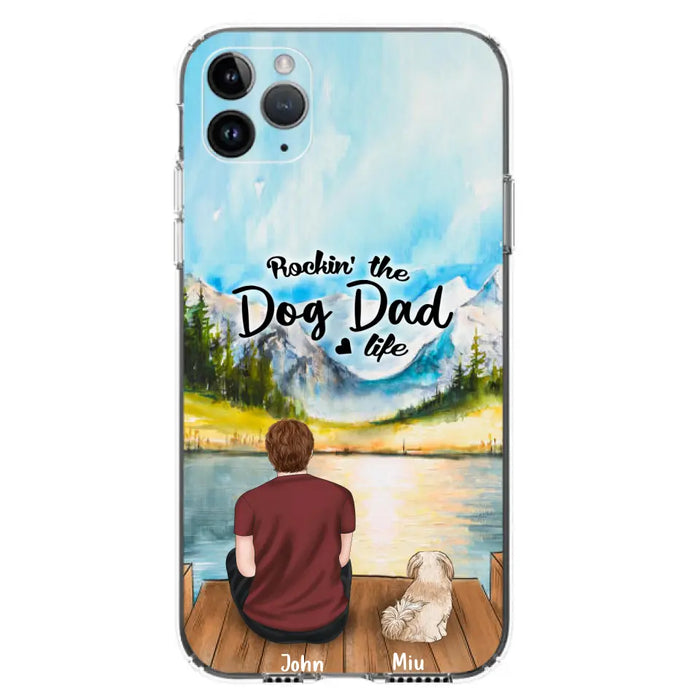 Personalized Pet Mom/Dad Phone Case - Chubby or Slim with up to 7 Pets