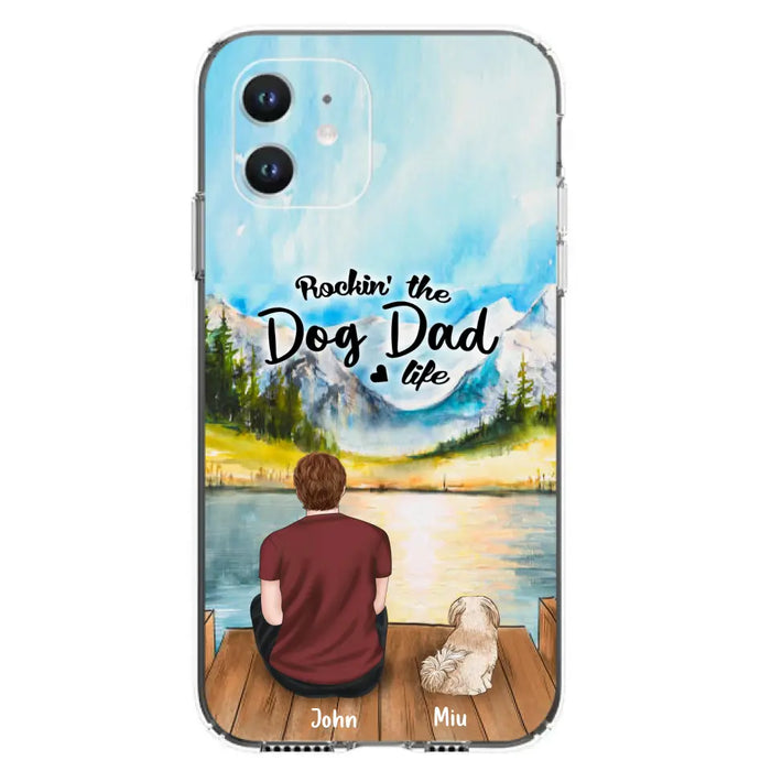 Personalized Pet Mom/Dad Phone Case - Chubby or Slim with up to 7 Pets